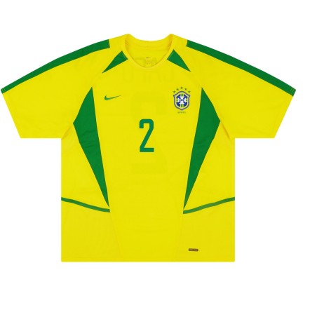 Maillot rétro Brésil 2002 inspiration