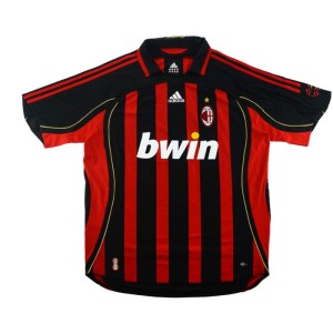 Maillot rétro Milan 2007 inspiration