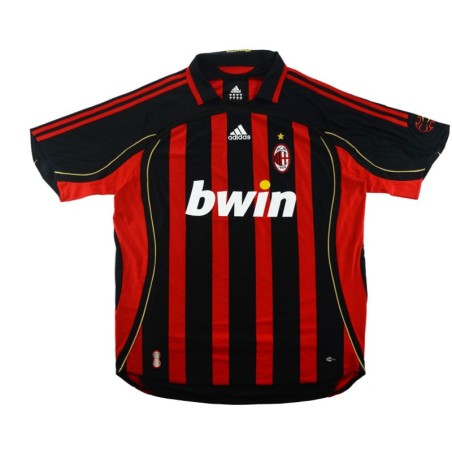 Maillot rétro Milan 2007 inspiration