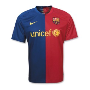 Maillot rétro Barcelone 2009 inspiration